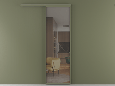 Перегородка Formato вдоль стены 1 створка