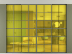 Перегородка Formato внутри проёма скрытое крепление в потолок 4 створки