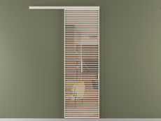 Перегородка Формато вдоль стены 1 створка