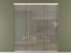 Перегородка Формато внутри проёма 3 створки