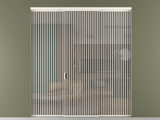 Перегородка Формато внутри проёма 3 створки