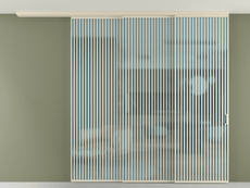 Перегородка Formato вдоль стены на потолок телескопик синхро 3