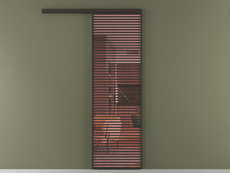 Перегородка Формато вдоль стены 1 створка