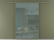 Перегородка Formato вдоль стены 2 створки