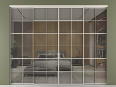 Перегородка Формато внутри проёма 4 створки