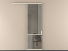 Перегородка Мозаик вдоль стены 1 створка