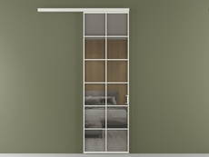 Перегородка Formato вдоль стены 1 створка