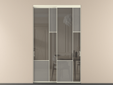 Перегородка Мозаик внутри проёма 2 створки