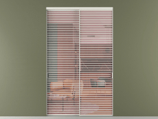 Перегородка Формато внутри проёма 2 створки