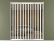 Перегородка Формато внутри проёма 3 створки