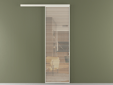 Перегородка Formato вдоль стены 1 створка