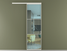 Перегородка Формато вдоль стены 1 створка