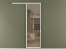 Перегородка Формато вдоль стены 1 створка