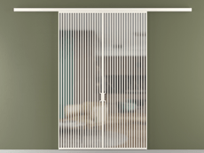 Перегородка Формато вдоль стены 2 створки