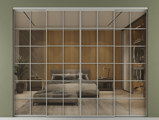 Перегородка Формато внутри проёма 4 створки