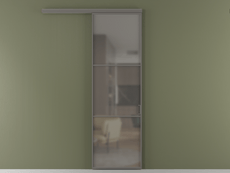 Перегородка Формато вдоль стены 1 створка