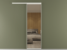 Перегородка Формато вдоль стены 1 створка