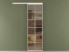 Перегородка Формато вдоль стены 1 створка