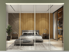 Перегородка Формато внутри проёма 4 створки