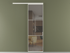 Перегородка Формато вдоль стены 1 створка