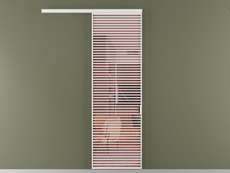 Перегородка Формато вдоль стены 1 створка