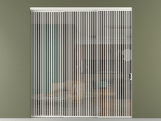 Перегородка Формато внутри проёма 3 створки с синхронным механизмом