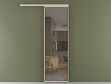 Перегородка Formato вдоль стены 1 створка