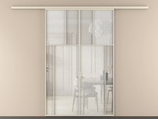 Перегородка Мозаик вдоль стены 2 створки