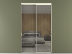 Перегородка Формато внутри проёма 2 створки