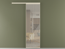 Перегородка Формато вдоль стены 1 створка