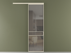 Перегородка Формато вдоль стены 1 створка