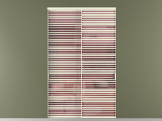 Перегородка Формато внутри проёма 2 створки