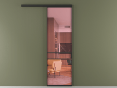 Перегородка Formato вдоль стены 1 створка