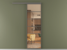 Перегородка Формато вдоль стены 1 створка