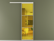 Перегородка Формато вдоль стены 1 створка