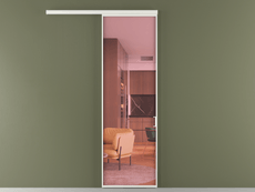 Перегородка Формато вдоль стены 1 створка