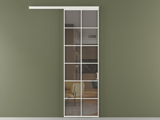 Перегородка Формато вдоль стены 1 створка