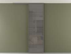 Перегородка Формато вдоль стены на потолок 1 створка