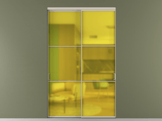 Перегородка Формато внутри проёма 2 створки