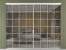 Перегородка Формато внутри проёма 4 створки