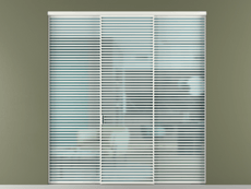 Перегородка Formato внутри проёма 3 створки