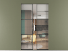 Перегородка Formato скрытый пенал 2 створки