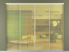 Перегородка Формато внутри проёма 4 створки