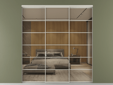 Перегородка Формато внутри проёма 3 створки