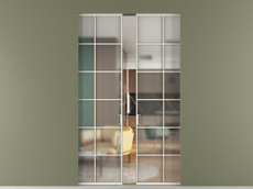 Перегородка Формато скрытый пенал 2 створки