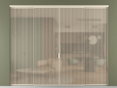 Перегородка Formato внутри проёма 4 створки