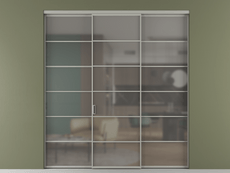 Перегородка Формато внутри проёма 3 створки