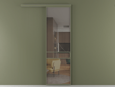 Перегородка Формато вдоль стены 1 створка