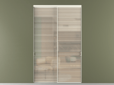 Перегородка Формато внутри проёма 2 створки