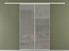 Перегородка Формато вдоль стены 2 створки